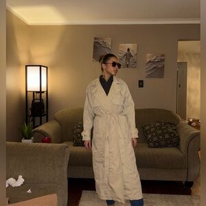 Zara Cream Trench Coat